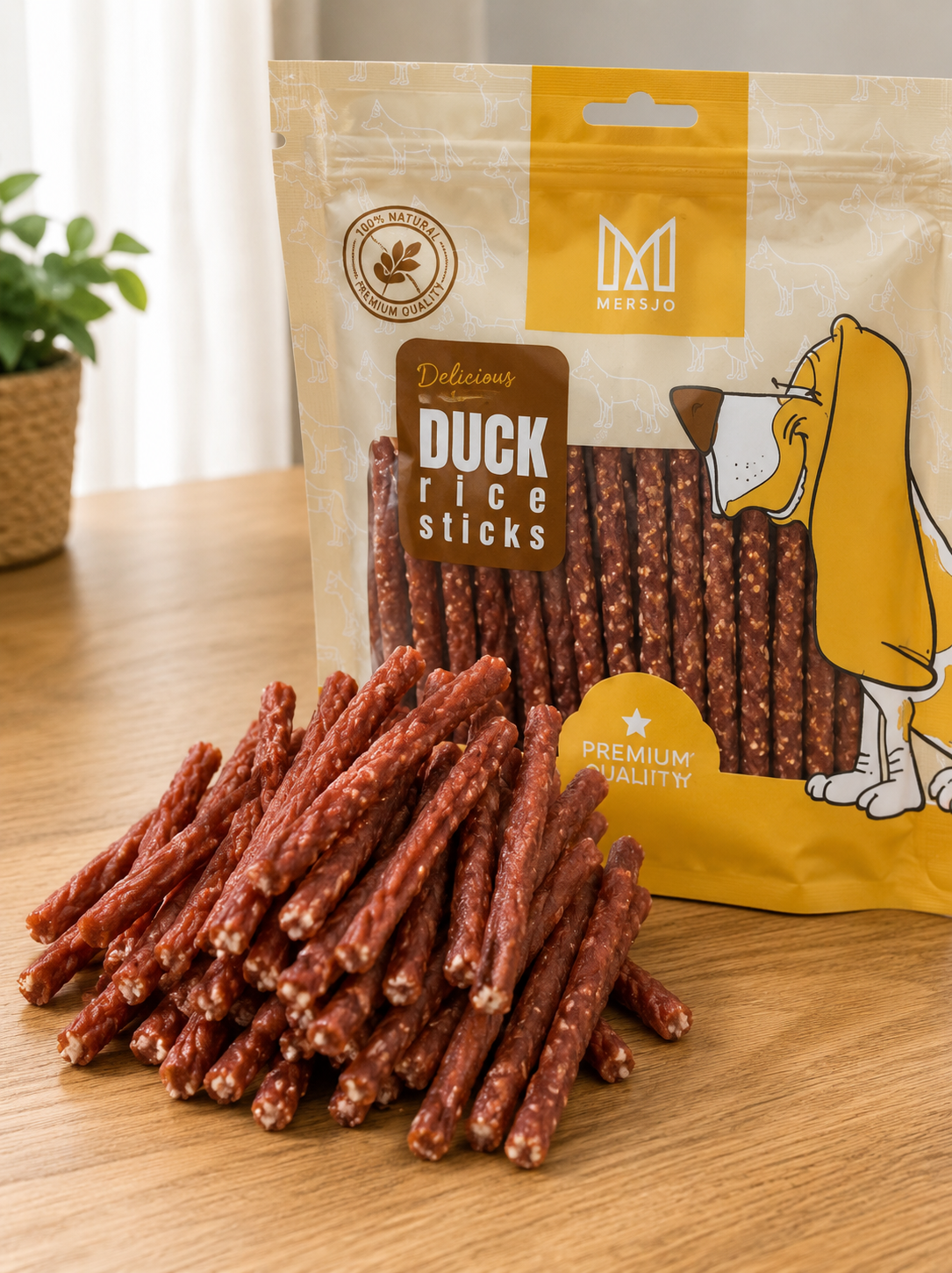 Premium Eendensticks voor Honden